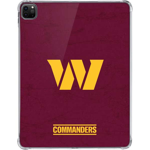 NFL Washington Commanders Distressed iPad Pro 11in (2024) Clear Case